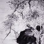 Xu Wei·Three Friends Oil on Canvas 400x200cm 2007