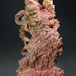 Zhou Jie Ha Patron God   Porcelain  40×28×75cm  2012