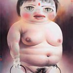 Fat Girl No.1   227x181cm Oil on Canvas 2005.7