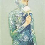 黄美 自述6B  130×97cm   91.5×60.5cm 1999