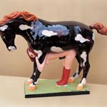 lizhanyang-The dream of horse and a girl(small) colored fiberglass 54x34x15cm 2002