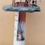 lizhanyang-Small well colored fiberglass 44x65x35cm 2002