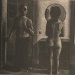 Liu Ye Cooper plate 6.5x6cm 1994