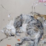 猫 2004 180x230cm 