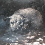 Dog No.1 Oil on Canvas  80x100cm 2004