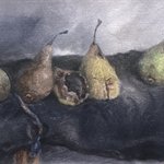 Pear No.9 Oil on Canvas  40x57cm 2001