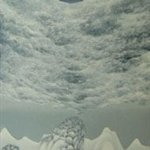 后天 之二  布面丙烯 70X140cm 2004