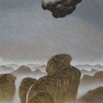 坐忘峰 布面丙烯 70X140cm 2005