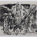 Oskar Kokoschka 24X33cm 1916 w