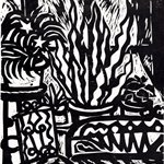 Song Yongping-window-1984-35.4x40.3cm-woodcuts