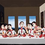 Zeng Fanzhi-the last supper-2002-120x64cm-silkscreen print