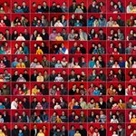 王劲松 标准家庭 彩色攝影裝置200幅 1996 