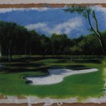 Golf  Qin Qi Oil on Canvas 180x220cm 2004 