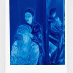 Lamar Beray和Helvetica的催眠夜曲 星期五 11月1日 61.5x46.3cm  画板油画 白色粉末镀铝框架 2016